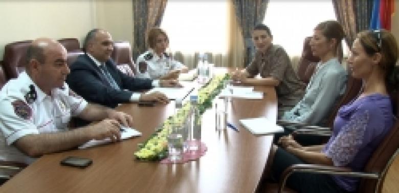 A meeting with DCAF experts titled «Democratic police, equal rights and opportunities» takes place in the Police 
