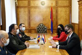 Vahe Ghazaryan receives the Ambassador Extraordinary and Plenipotentiary of the Kingdom of the Netherlands to Armenia