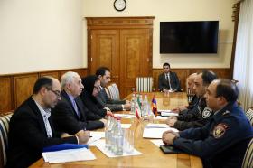 Chief of Police Receives the Ambassador of Iran to Armenia