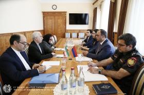 Minister of Internal Affairs Receives Extraordinary and Plenipotentiary Ambassador of the Republic of Iran Concluding Diplomatic Mission in Armenia